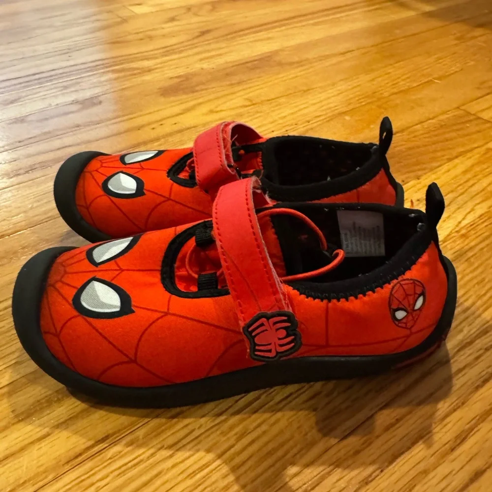 Spiderman & Bluey Swim / Water Shoes Size 11-12 BUNDLE DEAL